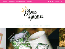 Tablet Screenshot of glossamoelle.com